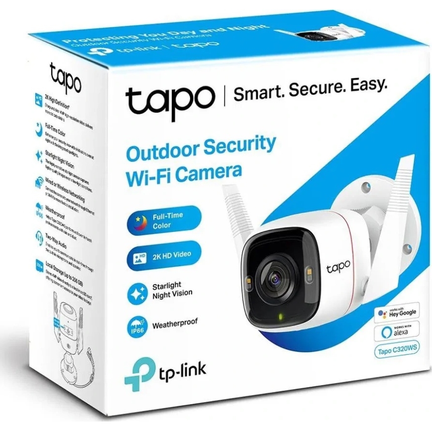 TP-Link - Pametna vanjska kamera s IP66 zaštitom i Wi-Fi