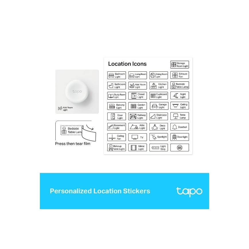 TP-Link - Pametni dodirni prigušivač 1xCR2032 Wi-Fi