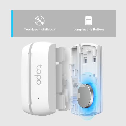 TP-Link - Pametni kontaktni senzor 1x CR2032 Wi-Fi
