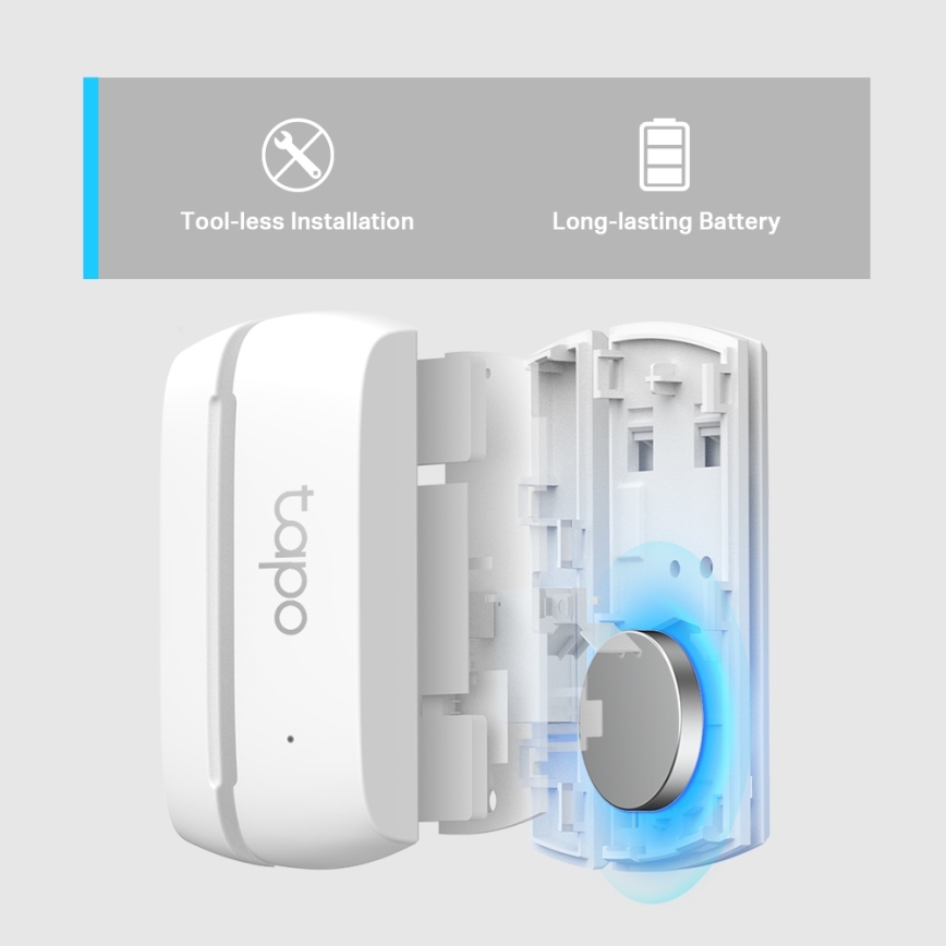 TP-Link - Pametni kontaktni senzor 1x CR2032 Wi-Fi