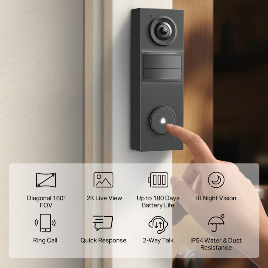 TP-Link - Pametni mini video zvono