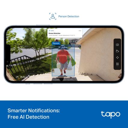 TP-Link - Pametni mini video zvono Wi-Fi