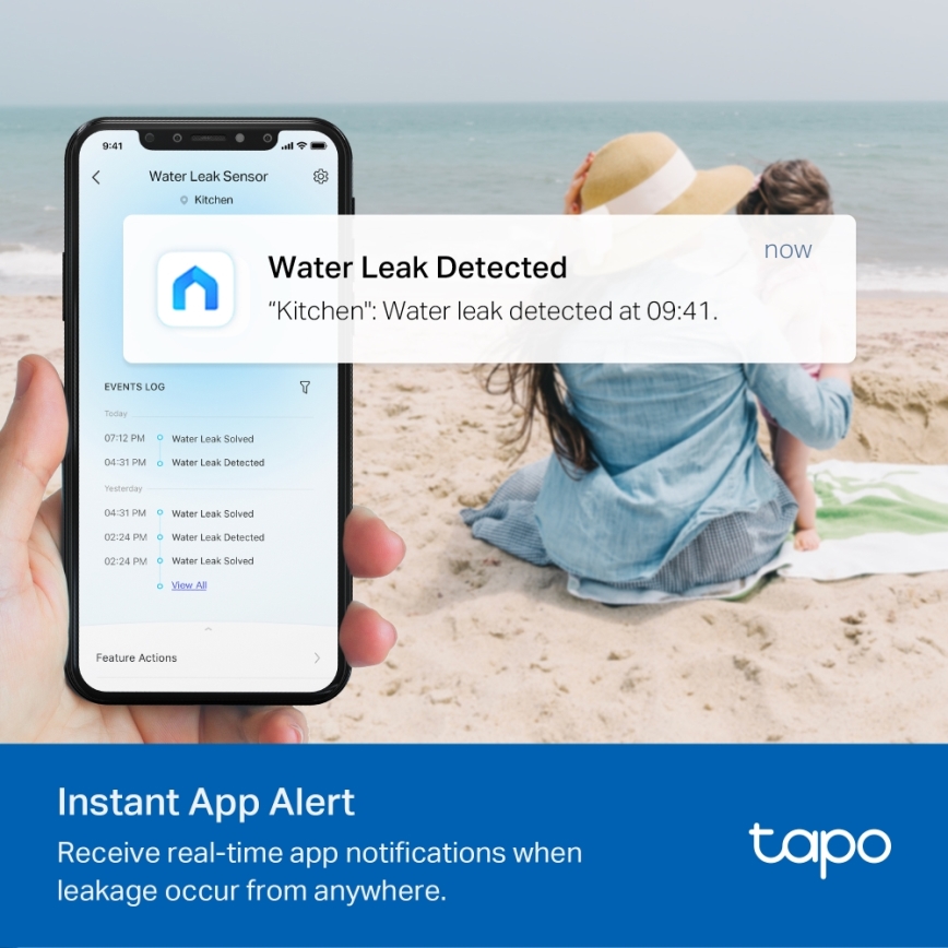 TP-Link - Pametni senzor curenja vode 2xAAA