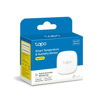 TP-Link - Pametni senzor za mjerenje temperature i vlage 1xCR2450 Wi-Fi