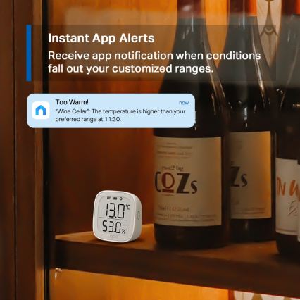 TP-Link - Pametni senzor za mjerenje temperature i vlažnosti, napaja se s 2x AAA baterijama