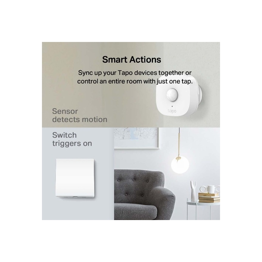 TP-Link - Pametni svjetlosni prekidač 2xAAA Wi-Fi