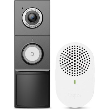 TP-Link - Pametno video zvono s senzorom 2K 10000 mAh IP66 Wi-Fi