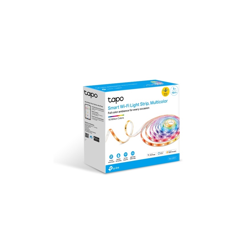 TP-Link - RGBW LED prigušivačka traka 5 m LED/13W/230V Wi-Fi