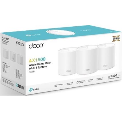 TP-Link - SET od 3 Wi‑Fi 6 mesh uređaja za cijeli dom Deco X10