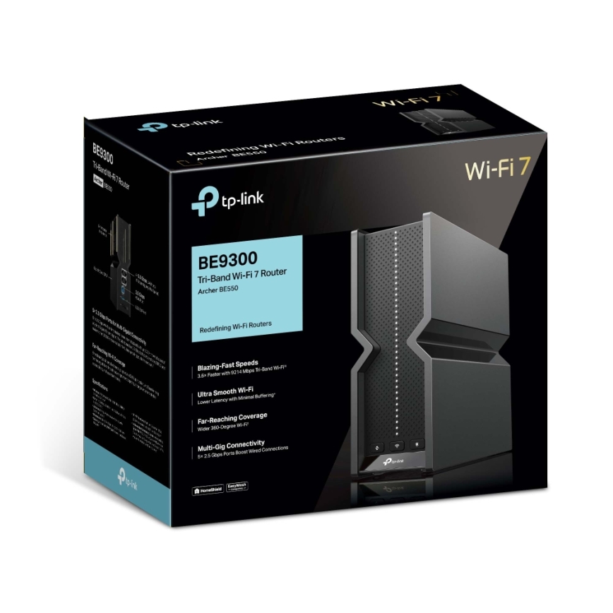 TP-Link - Tropojasni Wi‑Fi 7 usmjerivač Archer BE550