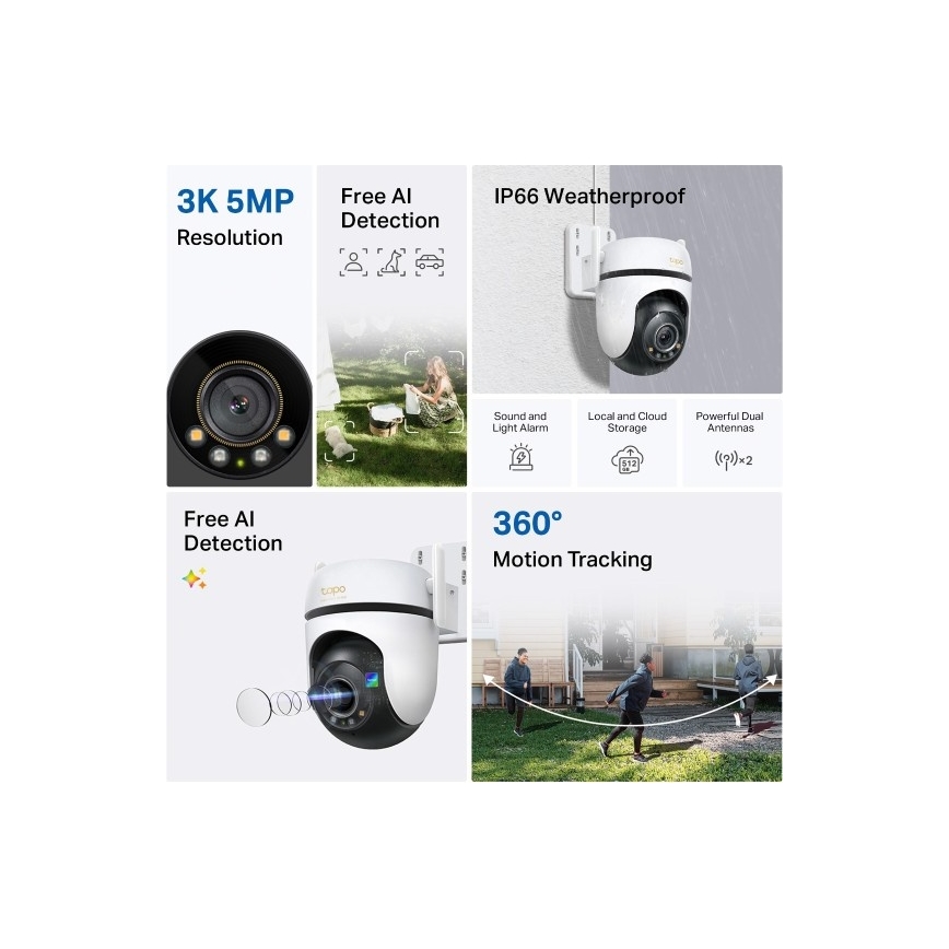 TP-Link - Vanjska IP66 Wi‑Fi kamera