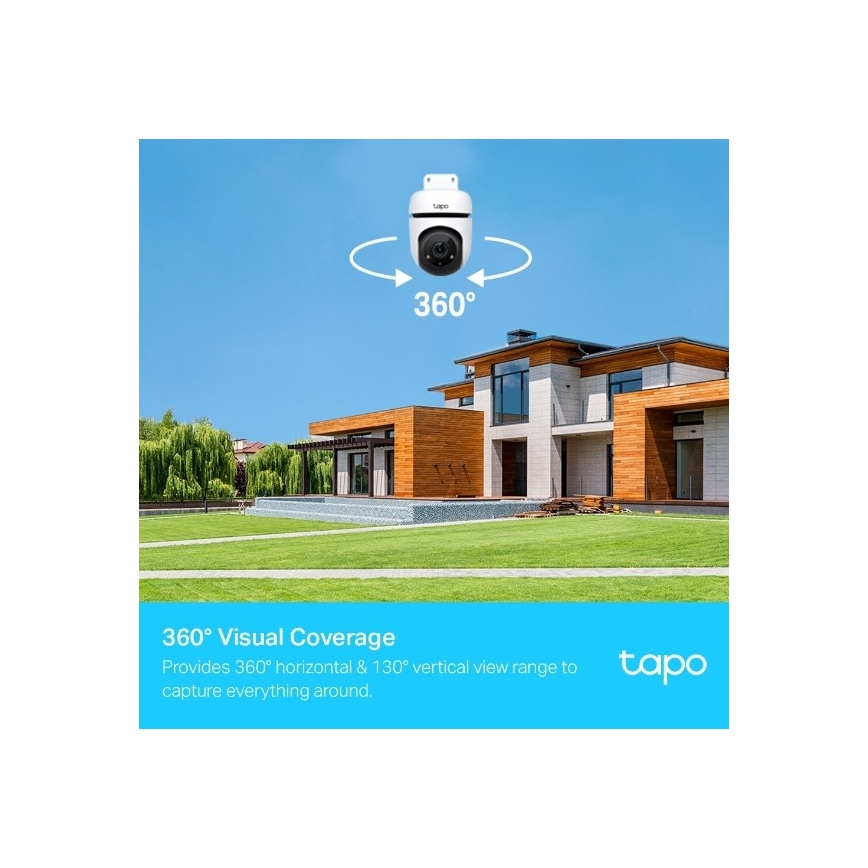 TP-Link - Vanjska kamera sa senzorom IP65 Wi-Fi