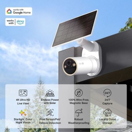 TP-Link - Vanjska solarna kamera sa senzorom IP66 Wi-Fi
