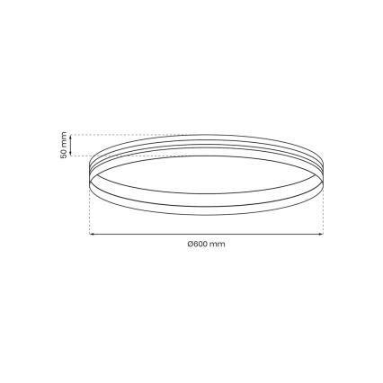 Tračni sustav MAGNETIC TRACK pr. 60 cm crna