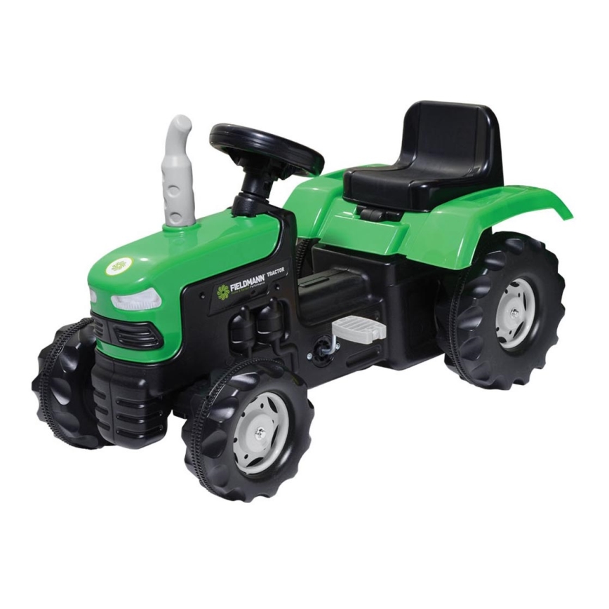 Traktor na pedale crna/zelena