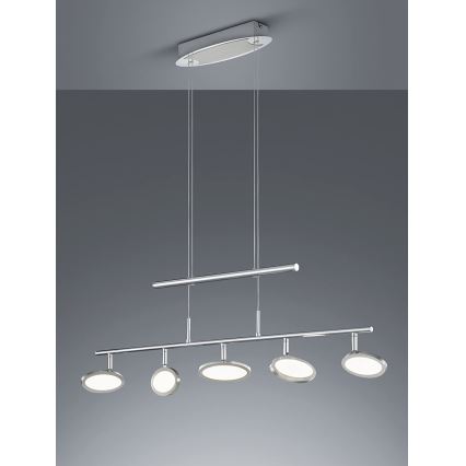 Trio - LED Luster na sajli DUELLANT 5xLED/4,3W/230V