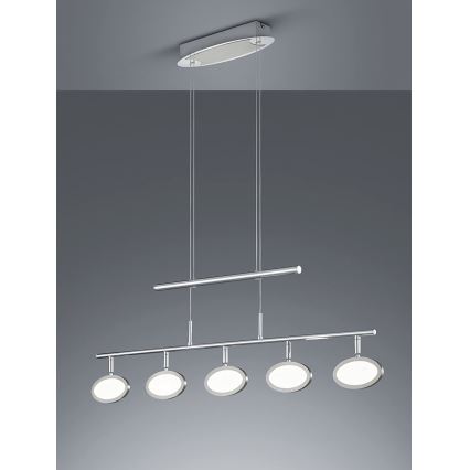 Trio - LED Luster na sajli DUELLANT 5xLED/4,3W/230V