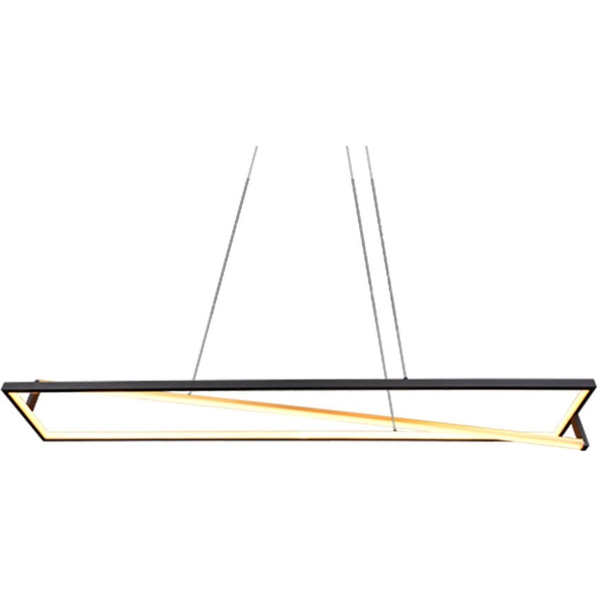 Trio - LED luster na sajli EDGE s mogućnošću prigušivanja LED/35W/230V 2300/3000/4000K crna/zlatna