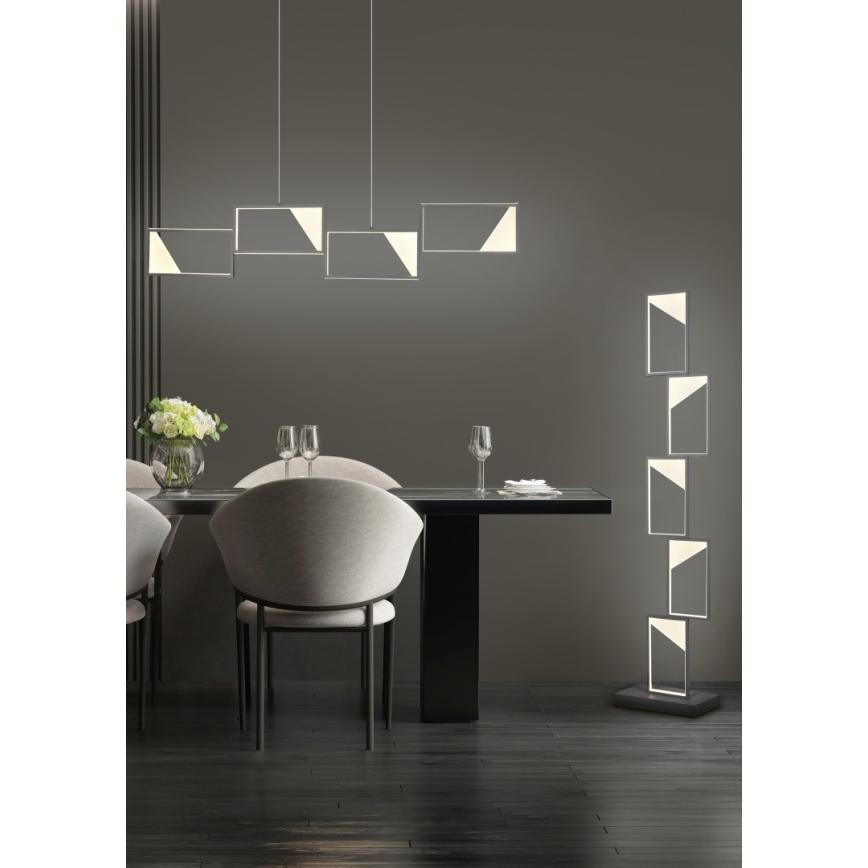 Trio - LED Prigušivi luster na sajli CAFU 4xLED/7W/230V