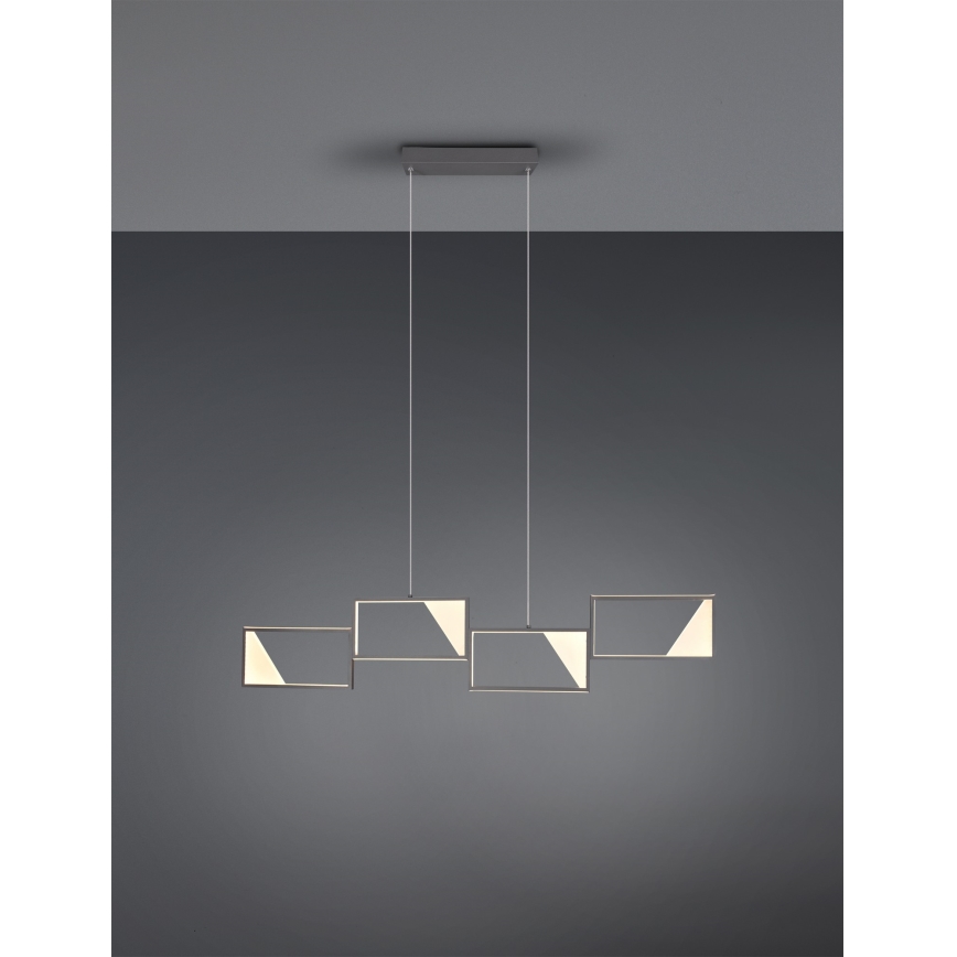 Trio - LED Prigušivi luster na sajli CAFU 4xLED/7W/230V