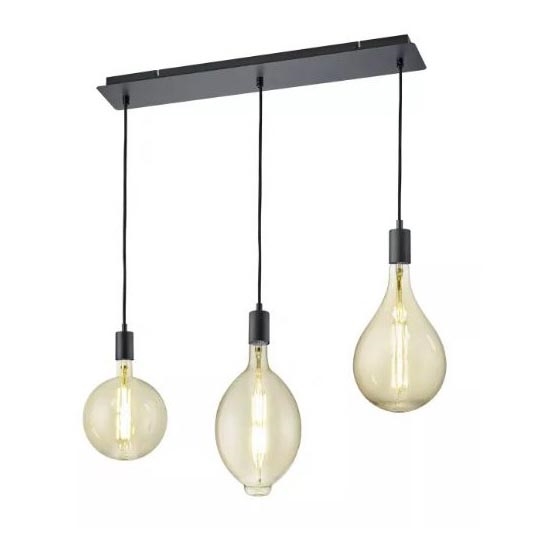 Trio - LED Prigušivi luster na sajli GINSTER 3xE27/8W/230V