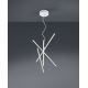 Trio - LED Prigušivi luster na sajli TIRIAC 3xLED/7,5W/230V bijela