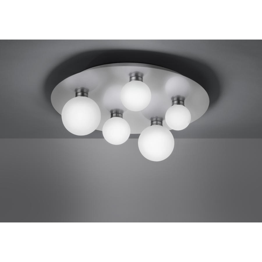 Trio - LED RGB Prigušiva stropna svjetiljka DICAPO 5xLED/3W/230V 3000-5000K + daljinski upravljač