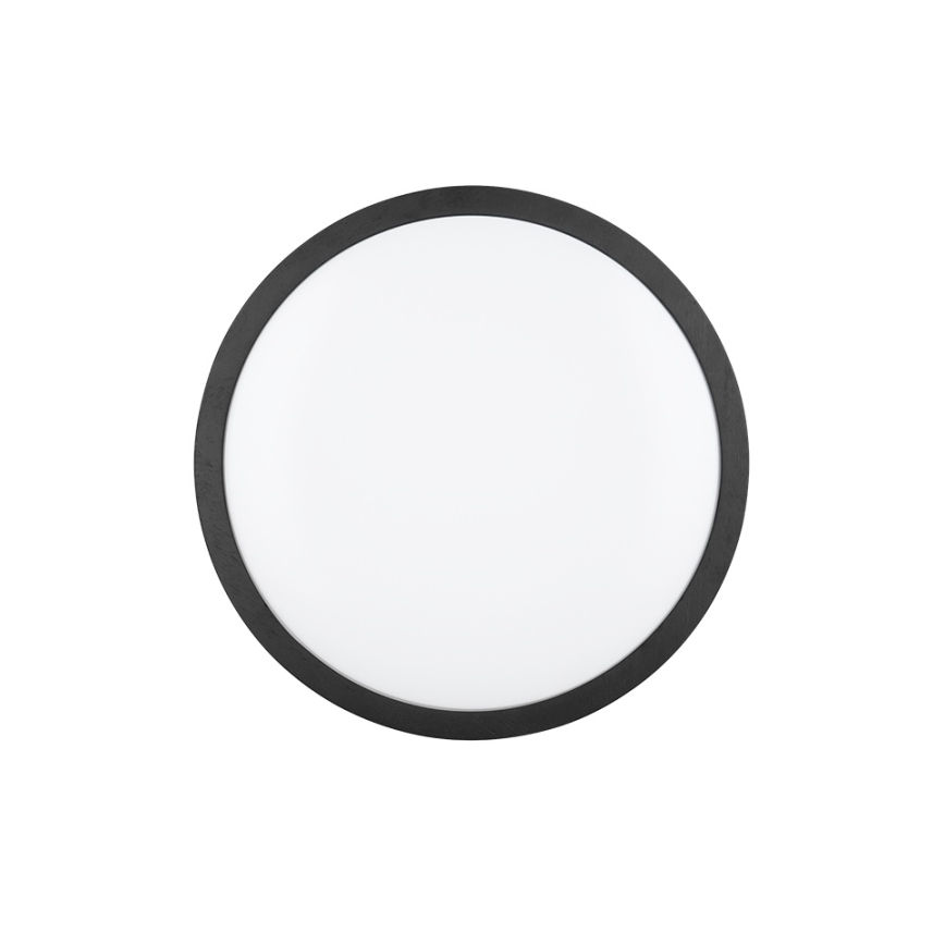 Trio - LED stropna svjetiljka ISEO, prigušiva, LED/24W/230V, 3000K, Ø 40 cm, crna