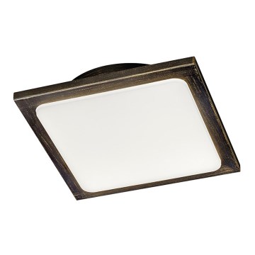 TRIO - LED stropna svjetiljka za prigušivanje DENVER 1xLED/20W/230V patina