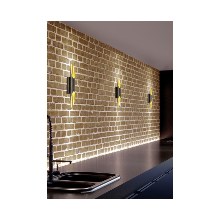 Trio - LED Zidna svjetiljka BOLERO 2xLED/3,1W/230V CRI 90 bakrena
