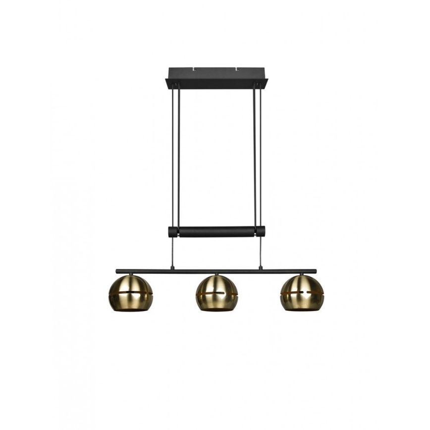 Trio - Luster na sajli FLETCHER 3xE14/40W/230V mesing