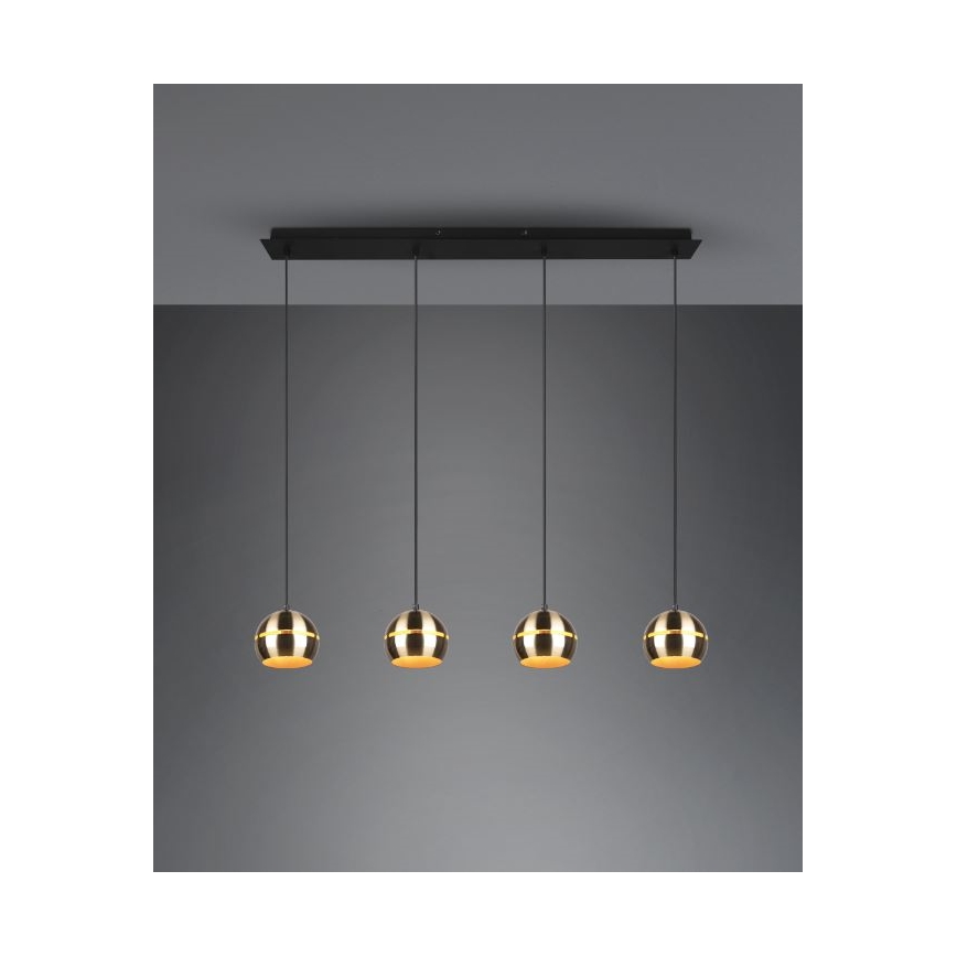 Trio - Luster na sajli FLETCHER 4xE14/40W/230V mesing