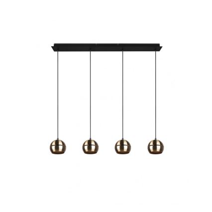 Trio - Luster na sajli FLETCHER 4xE14/40W/230V mesing