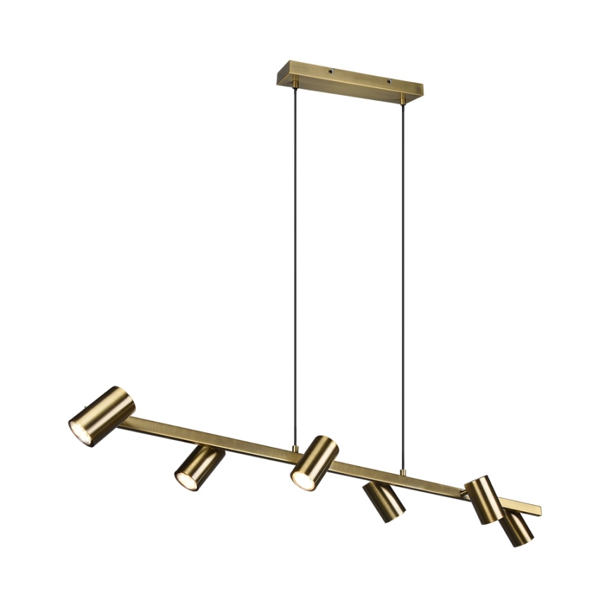 Trio - Luster na sajli MARLEY 6xGU10/35W/230V mesing