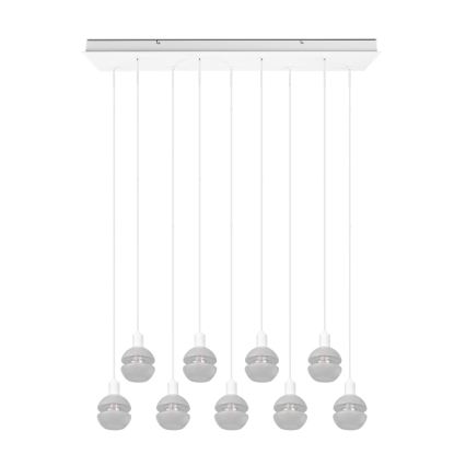 Trio - Luster na sajli MELA 9xE14/25W/230V bijela