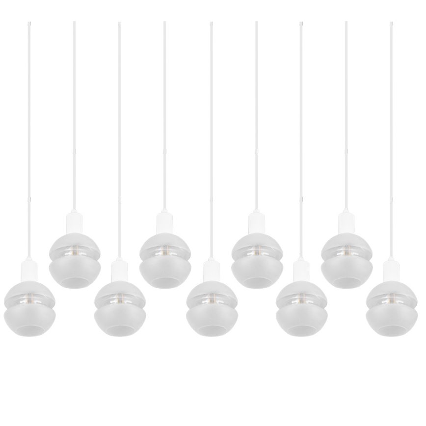 Trio - Luster na sajli MELA 9xE14/25W/230V bijela