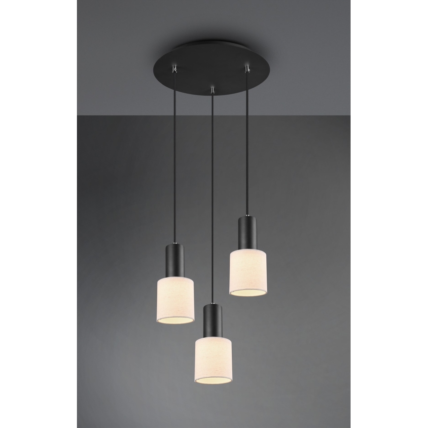 Trio - Luster na sajli WAILER 3xGU10/5W/230V bež