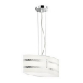 Trio - Luster na užetu NIKOSIA 2xE27/40W/230V srebrna
