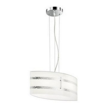 Trio - Luster na užetu NIKOSIA 2xE27/40W/230V srebrna