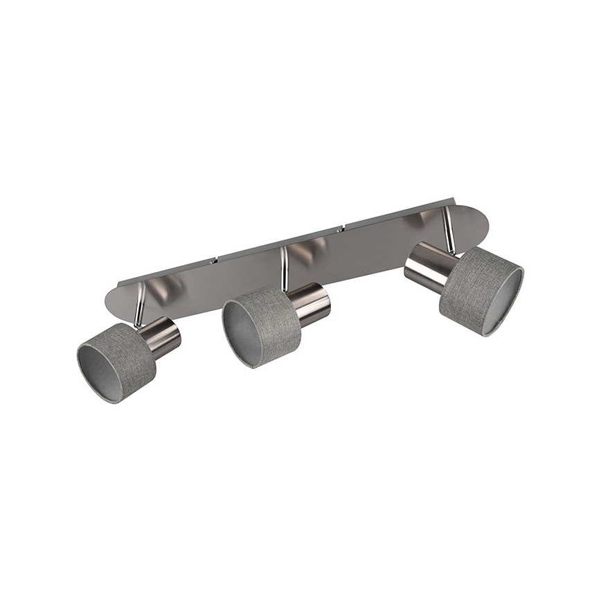 Trio - Reflektorska svjetiljka WAILER 3xGU10/5W/230V mat krom