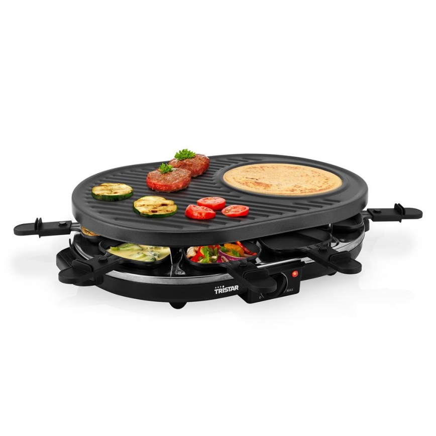 Tristar - Raclette roštilj s dodacima 1400W/230V
