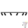 TURYN LED RGBW Dimmable kupaonska spot lampa 6xGU10/6,5W/230V 2700-6500K Wi-Fi IP44 crna