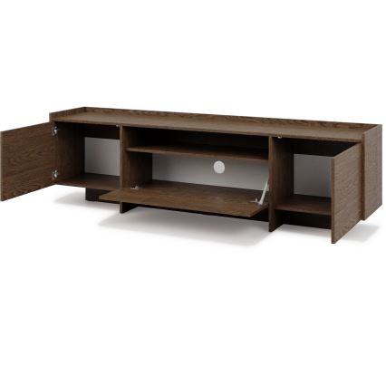TV komoda KEMI 197x57 cm hrast