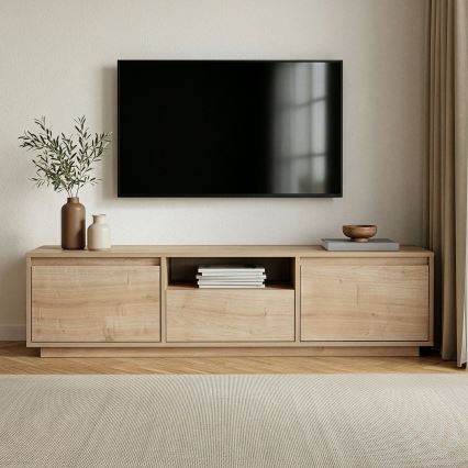 TV komoda KREDE 160x30 cm, hrast