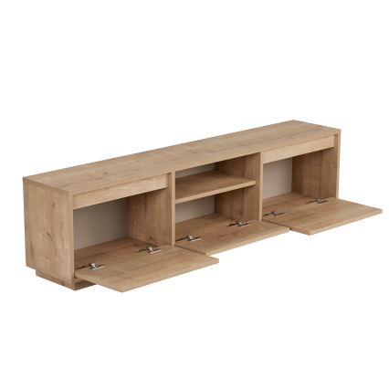 TV komoda KREDE 160x30 cm, hrast
