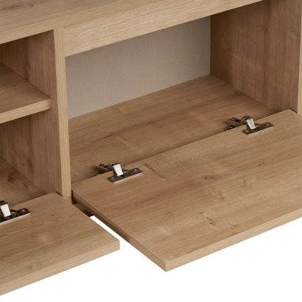 TV komoda KREDE 160x30 cm, hrast
