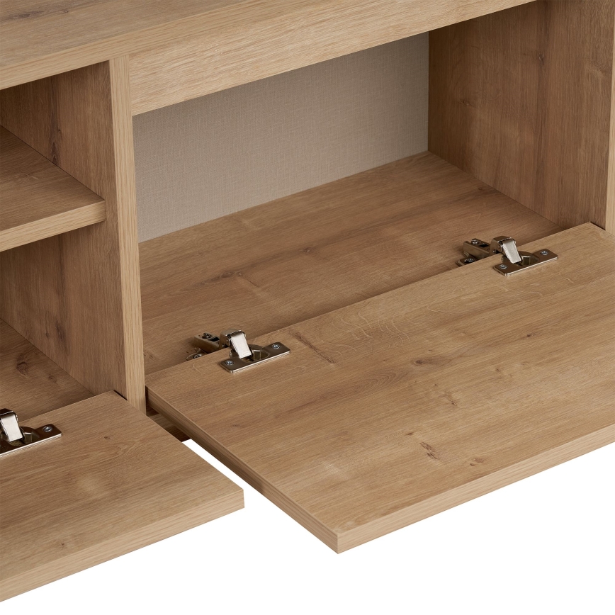 TV komoda KREDE 160x30 cm, hrast