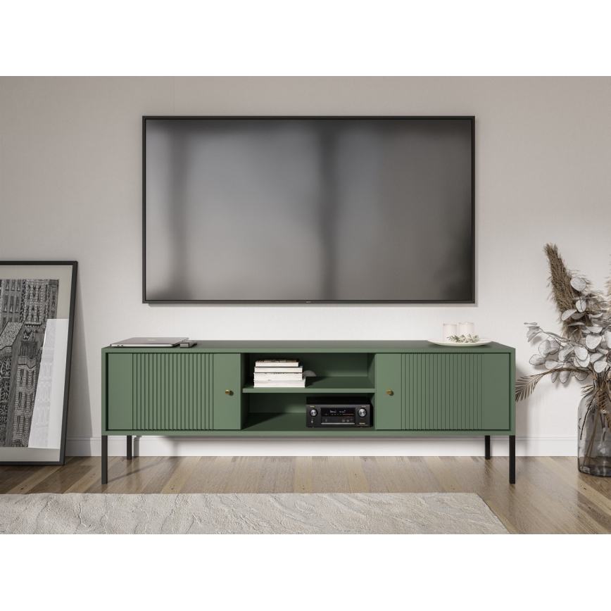 TV komoda LUE zelena/crna