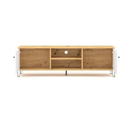 TV komoda SULA hrast artisan/bijela