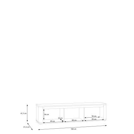 TV komoda XARO crna